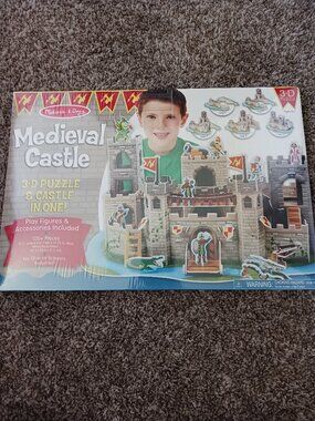 NWT Melissa & Doug 3-D Medieval Castle puzzle